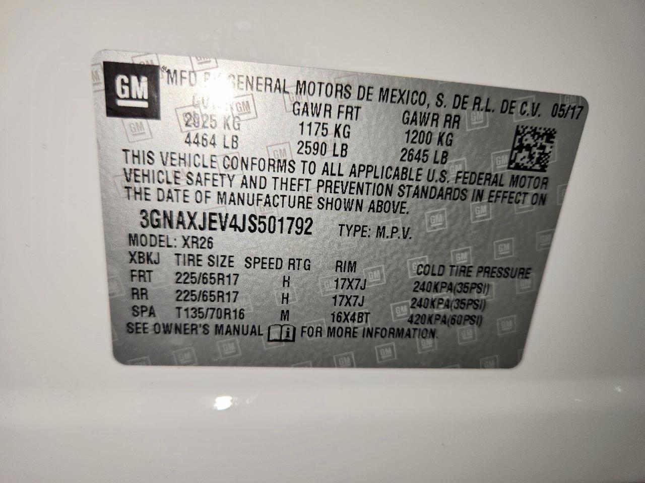 2018 Chevrolet Equinox Lt - zdjęcie 14
