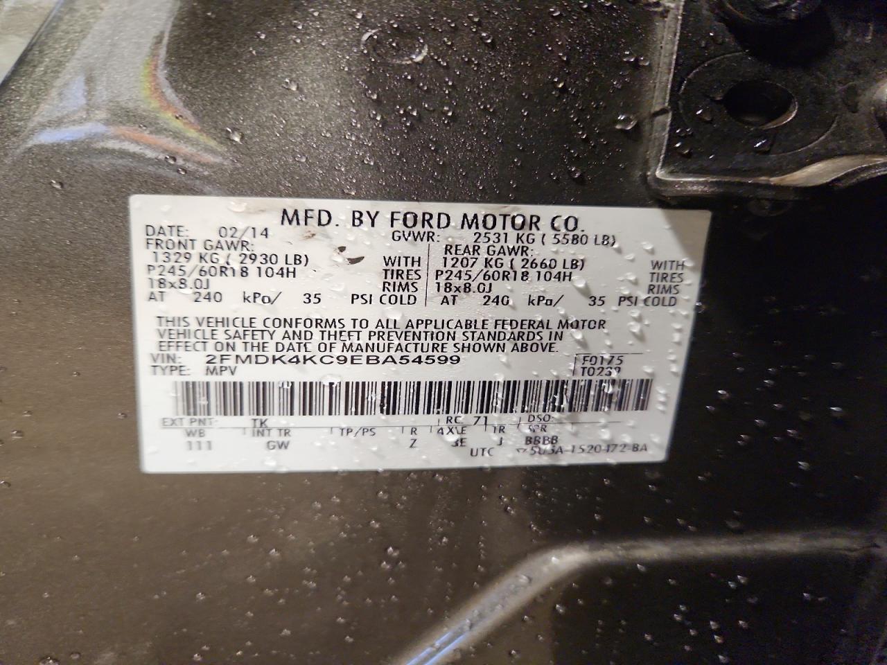 2014 Ford Edge Limited - zdjęcie 13