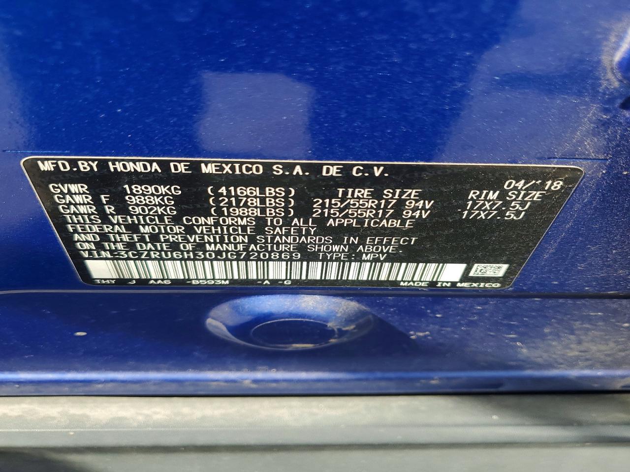 2018 Honda Hr-V Lx - zdjęcie 13