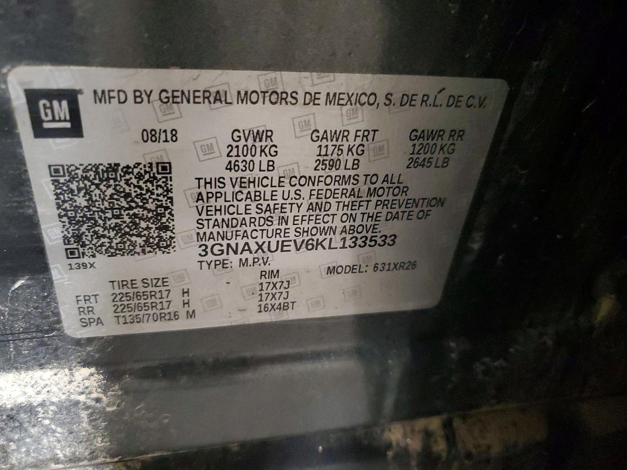 2019 Chevrolet Equinox Lt - zdjęcie 13