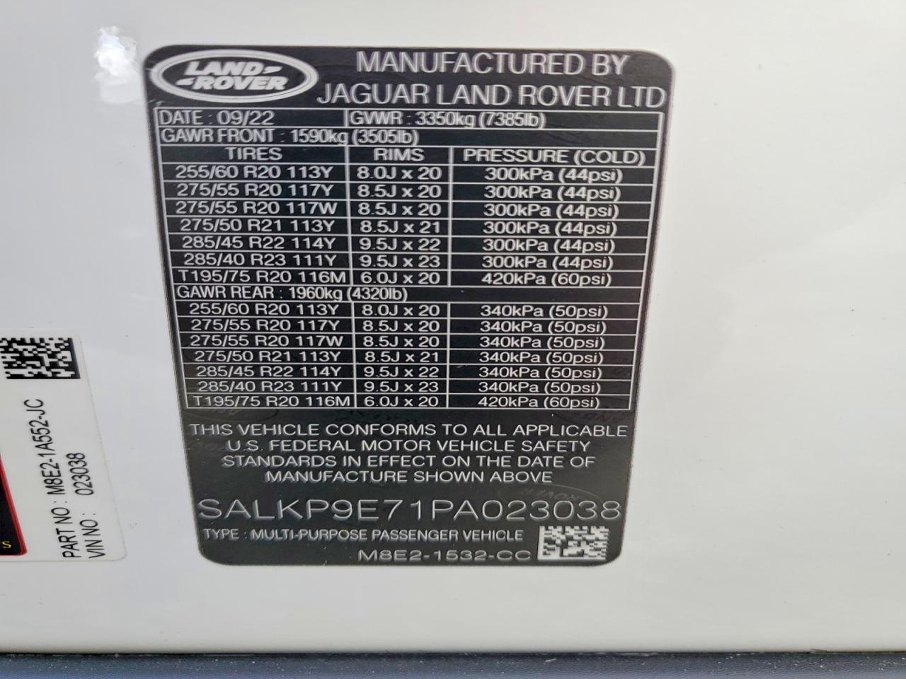 2023 Land Rover Range Rover Se - zdjęcie 14