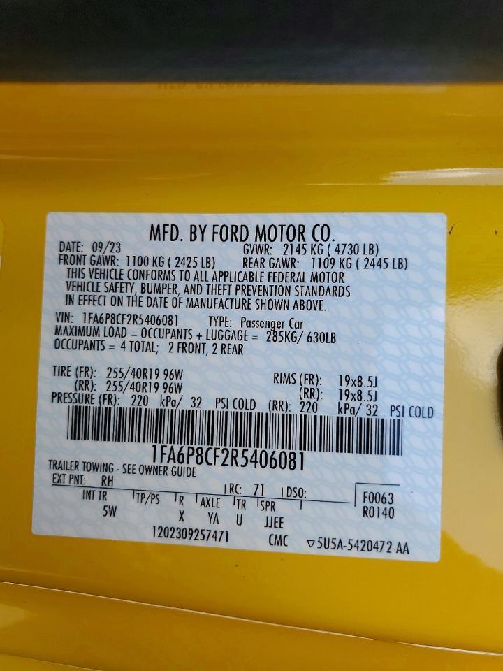 2024 Ford Mustang Gt - zdjęcie 12