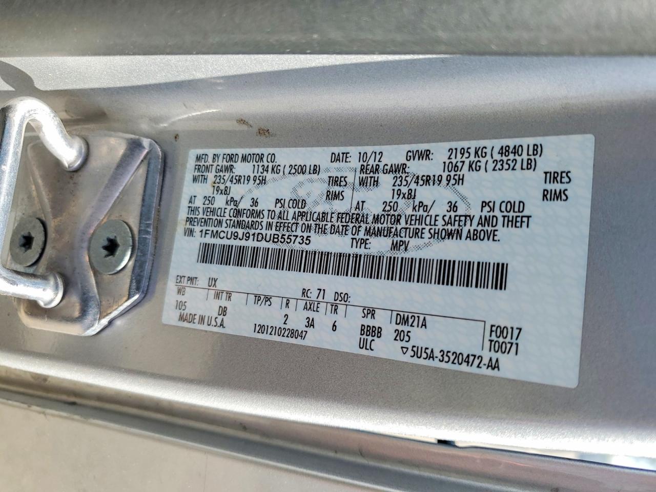 2013 Ford Escape Titanium - zdjęcie 13