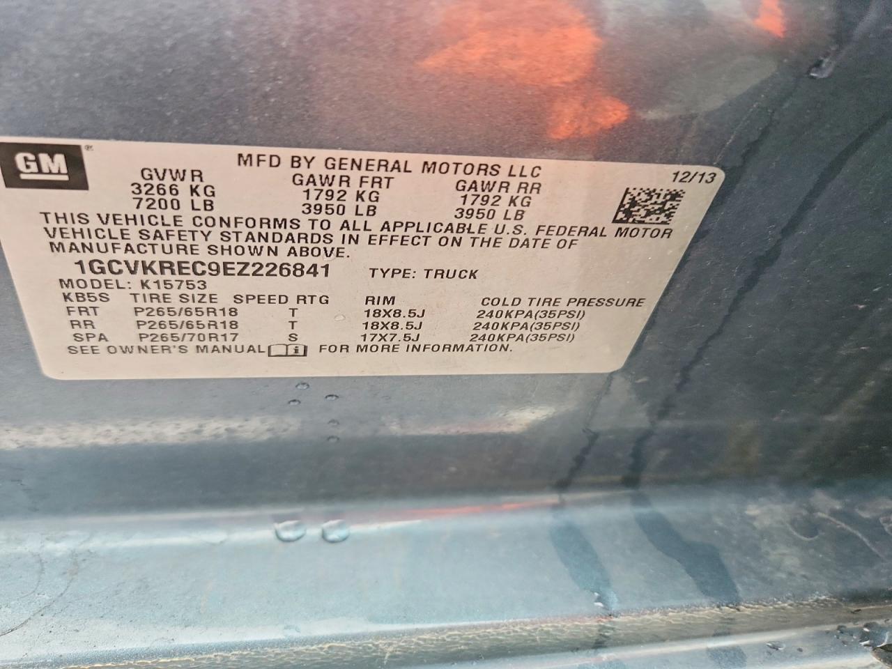 2014 Chevrolet Silverado K1500 Lt - zdjęcie 12