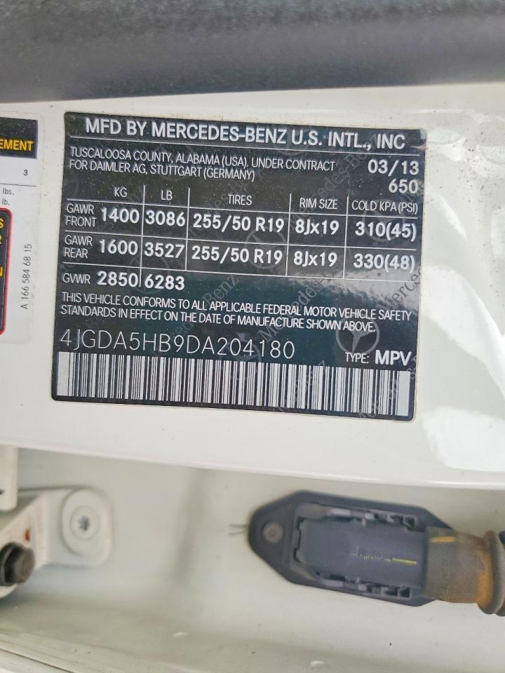 2013 Mercedes-Benz Ml 350 4Matic - zdjęcie 13