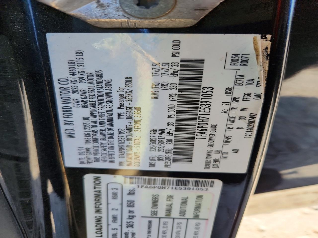 2014 Ford Fusion Se - zdjęcie 13