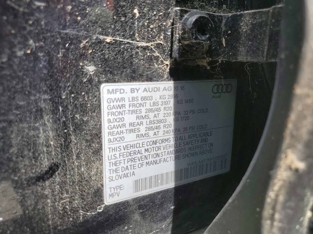 2017 Audi Q7 Premium Plus - zdjęcie 13