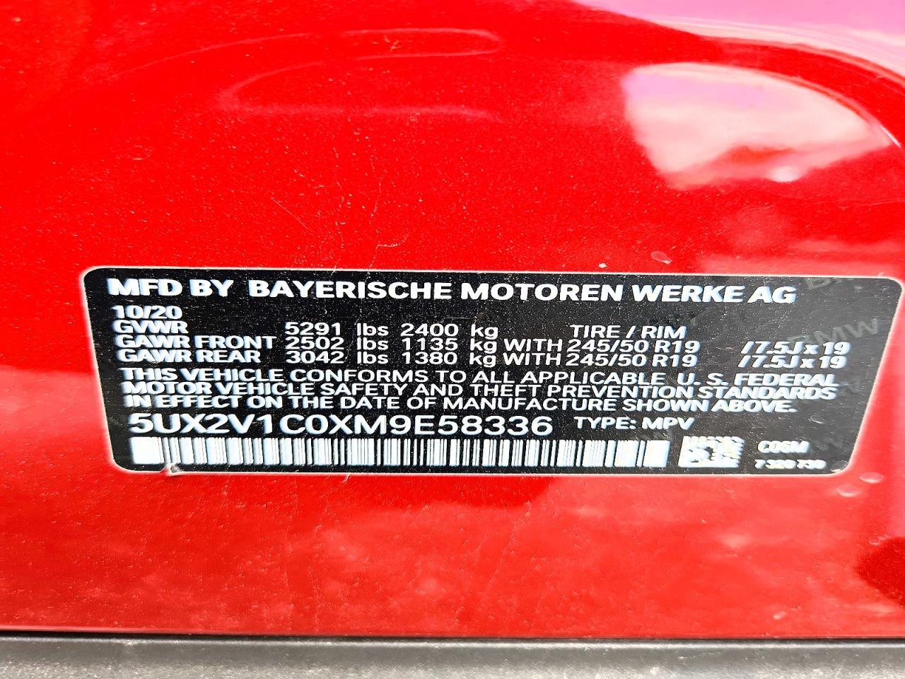 2021 BMW X4 xDrive30I - zdjęcie 13