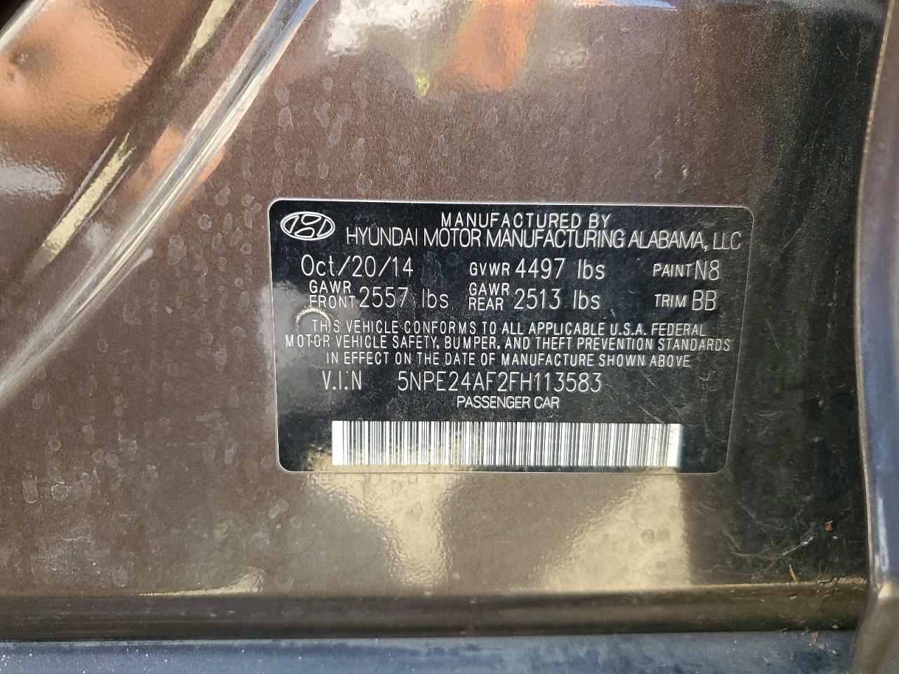 2015 Hyundai Sonata Se - zdjęcie 12