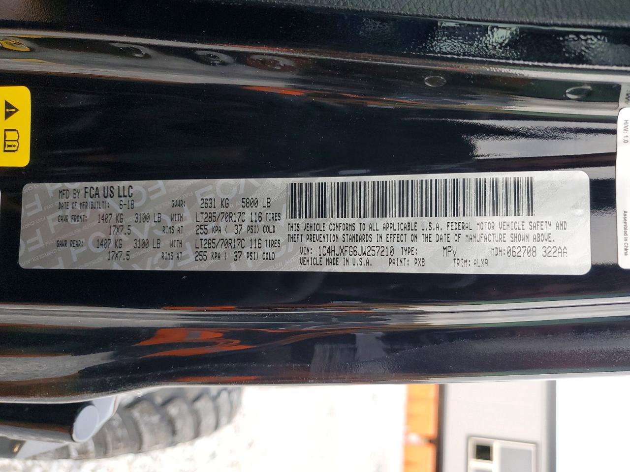 2018 Jeep Wrangler Unlimited Rubicon - zdjęcie 12