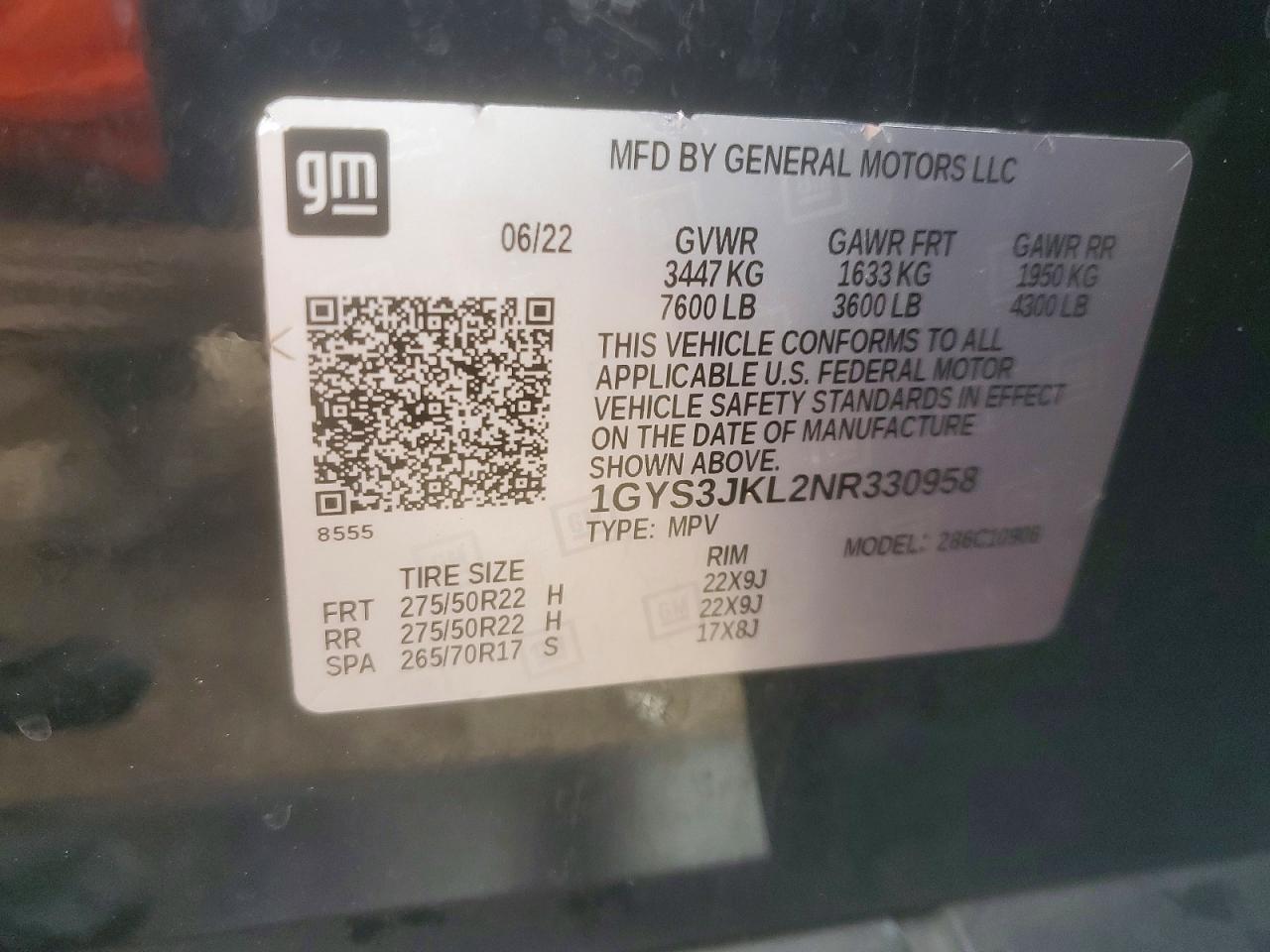 2022 Cadillac Escalade Esv Luxury - zdjęcie 14