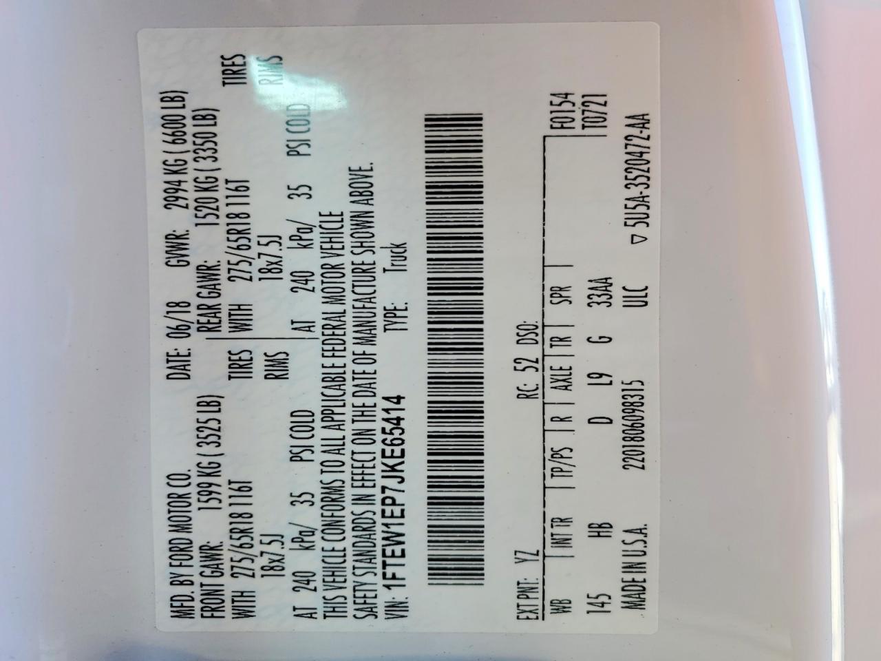 2018 Ford F150 Supercrew - zdjęcie 14