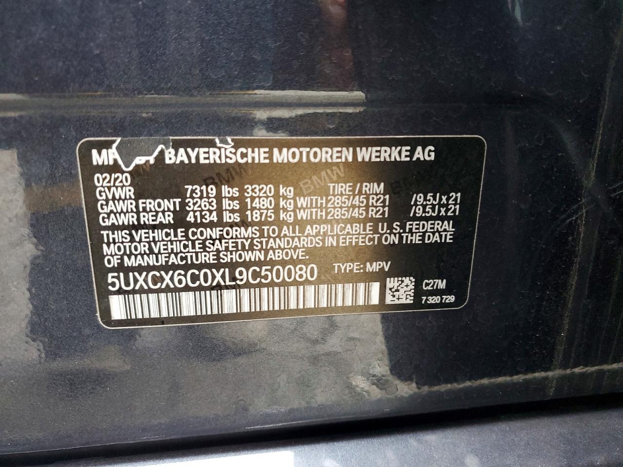 2020 BMW X7 M50I - zdjęcie 13