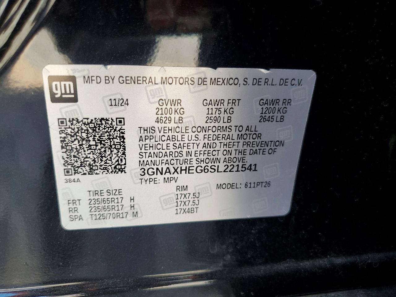 2025 Chevrolet Equinox Lt - zdjęcie 14