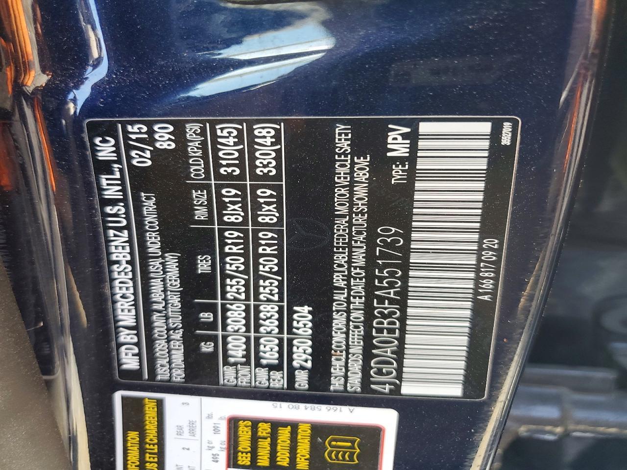 2015 Mercedes-Benz Ml 250 Bluetec - zdjęcie 13