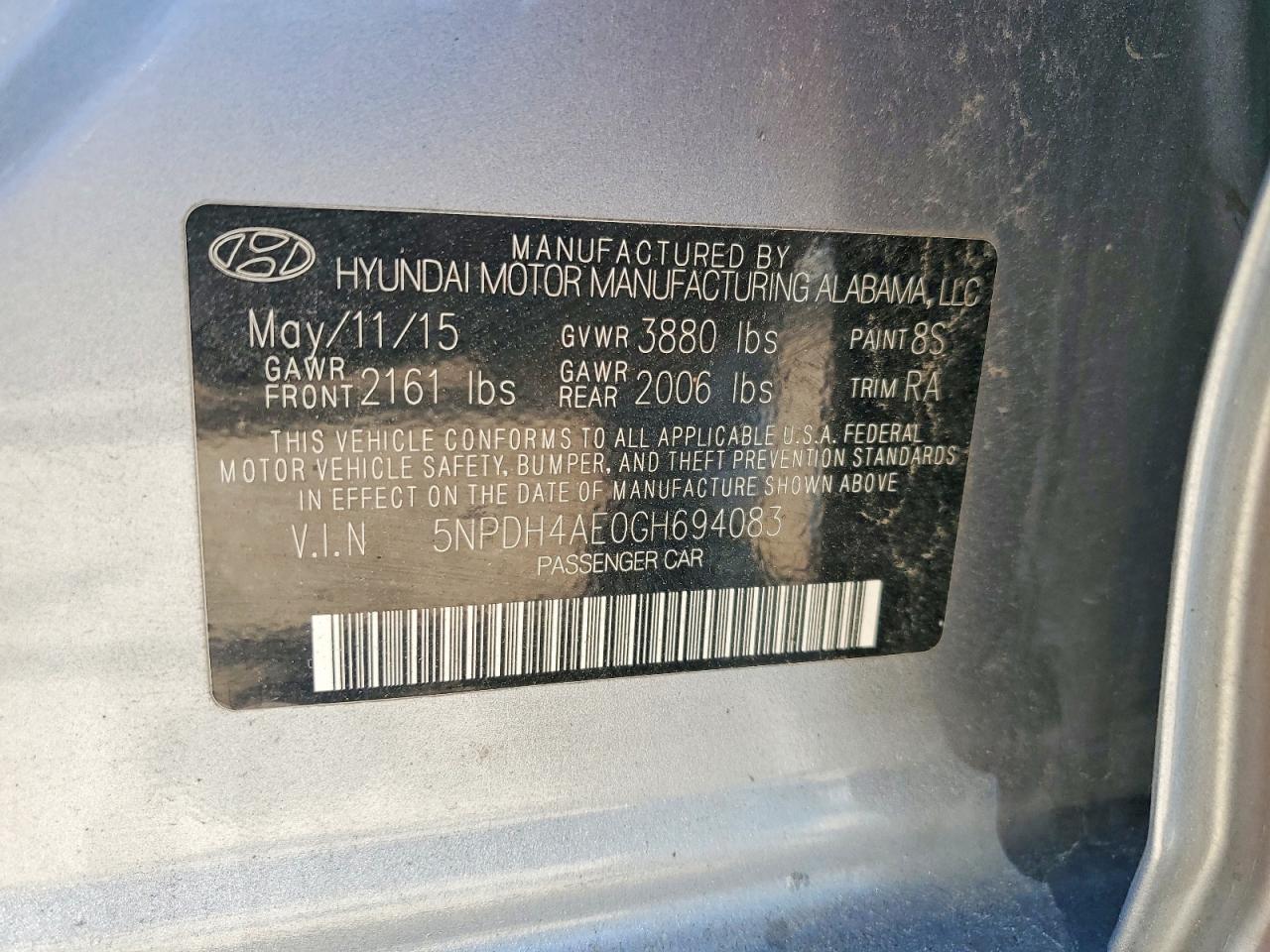 2016 Hyundai Elantra Se - zdjęcie 12