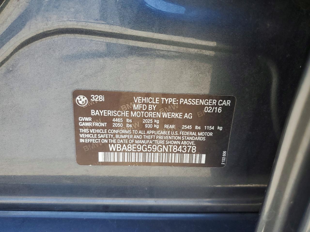 2016 BMW 328 I Sulev - zdjęcie 12