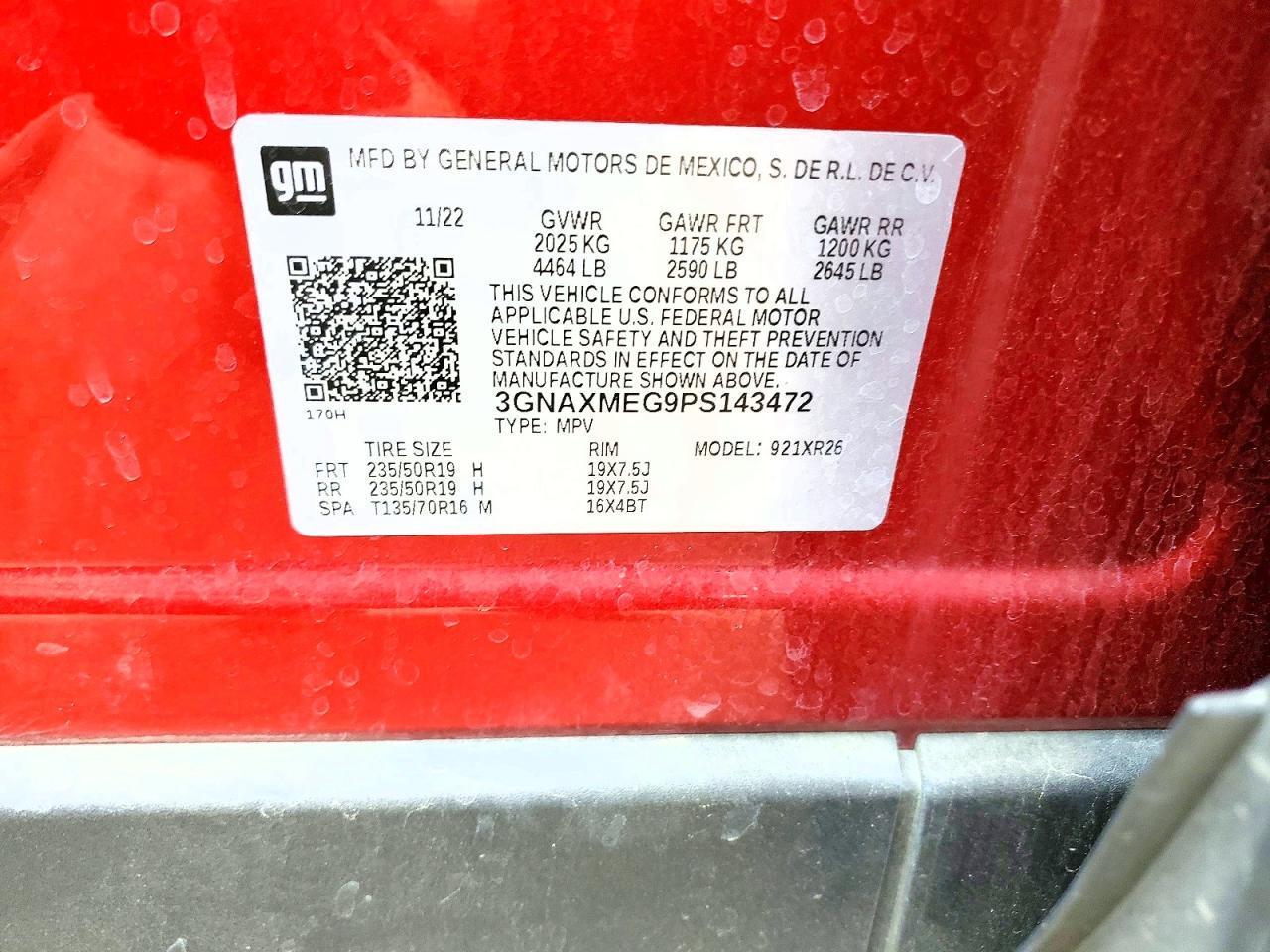 2023 Chevrolet Equinox Rs - zdjęcie 12