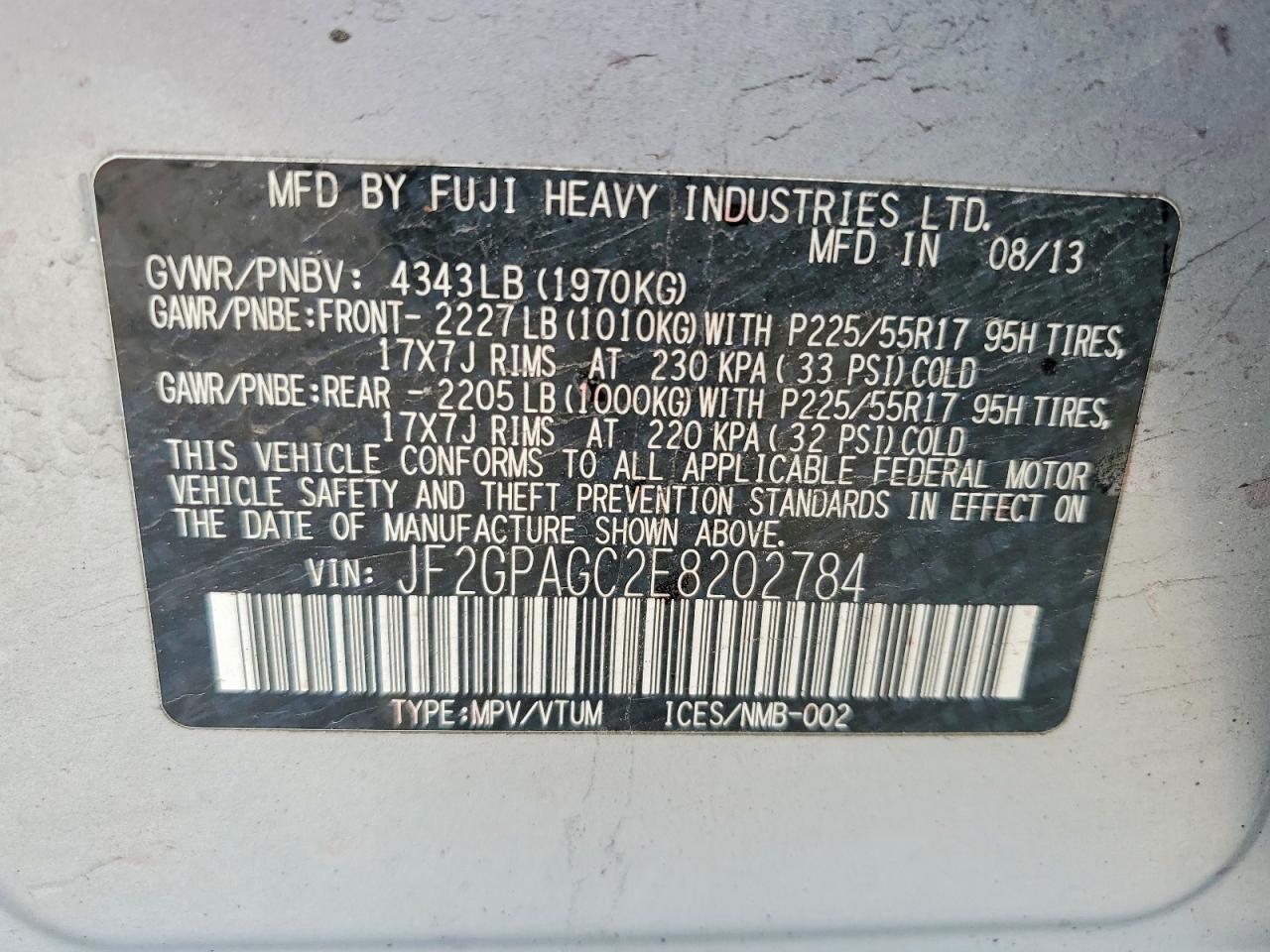 2014 Subaru Xv Crosstrek 2.0 Limited - zdjęcie 12