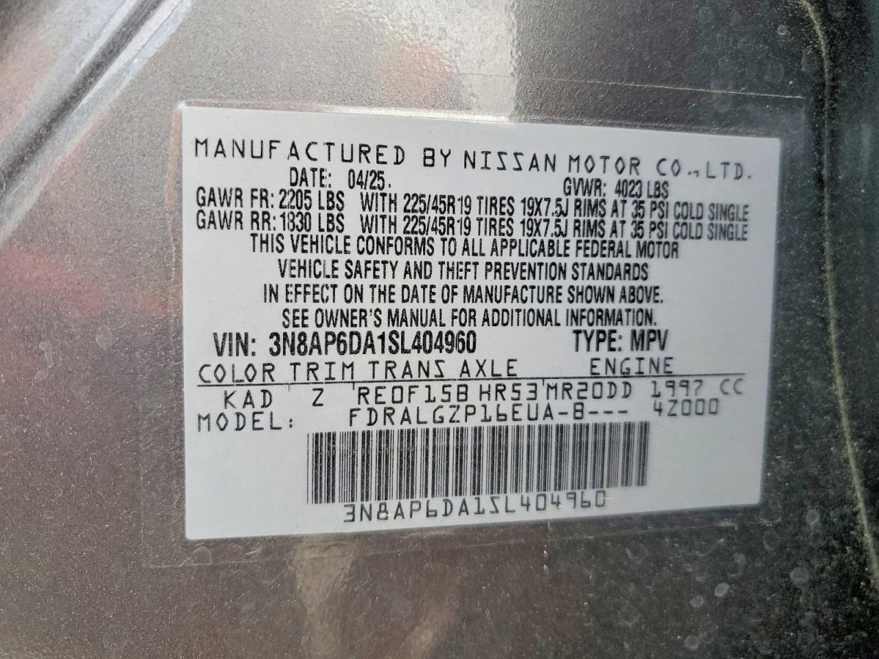 2025 Nissan Kicks Sr - zdjęcie 14