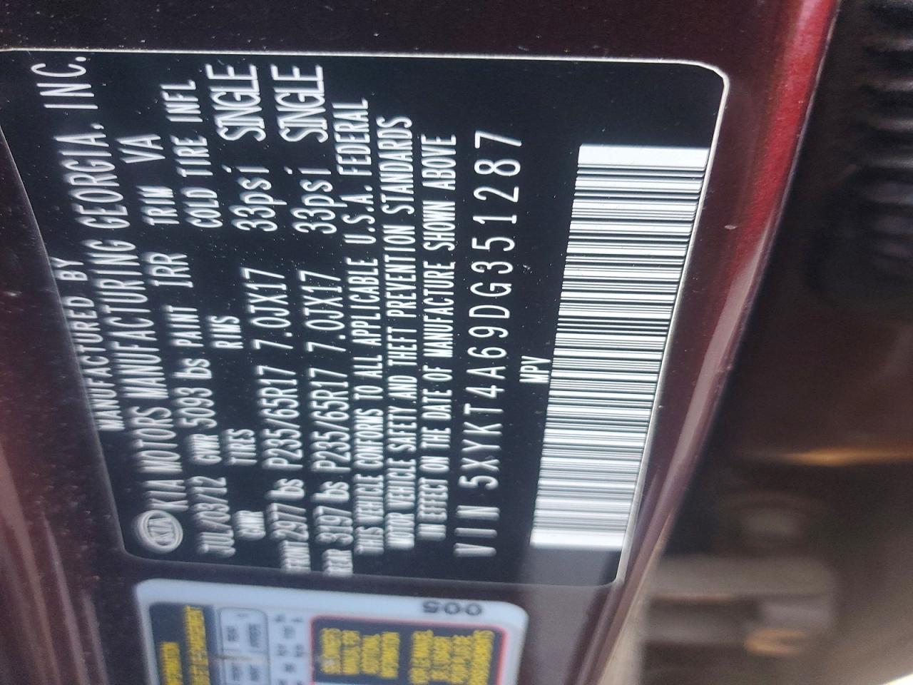 2013 Kia Sorento Lx - zdjęcie 13