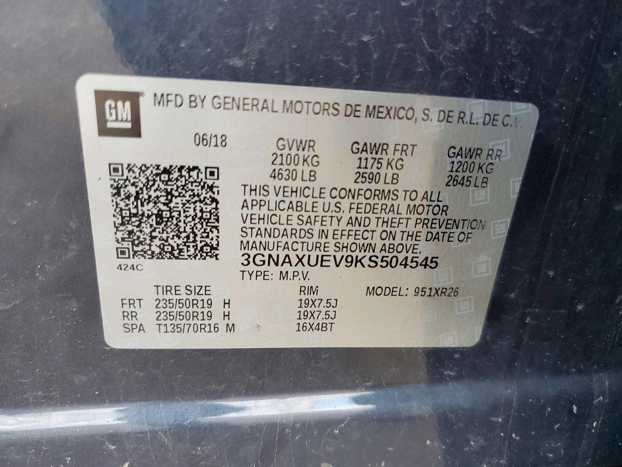 2019 Chevrolet Equinox Lt - zdjęcie 13
