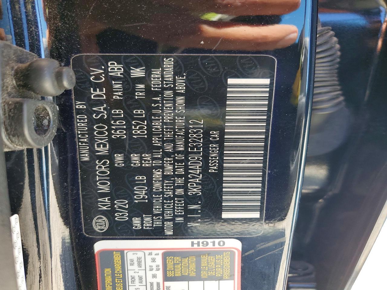 2020 Kia Rio S - zdjęcie 12