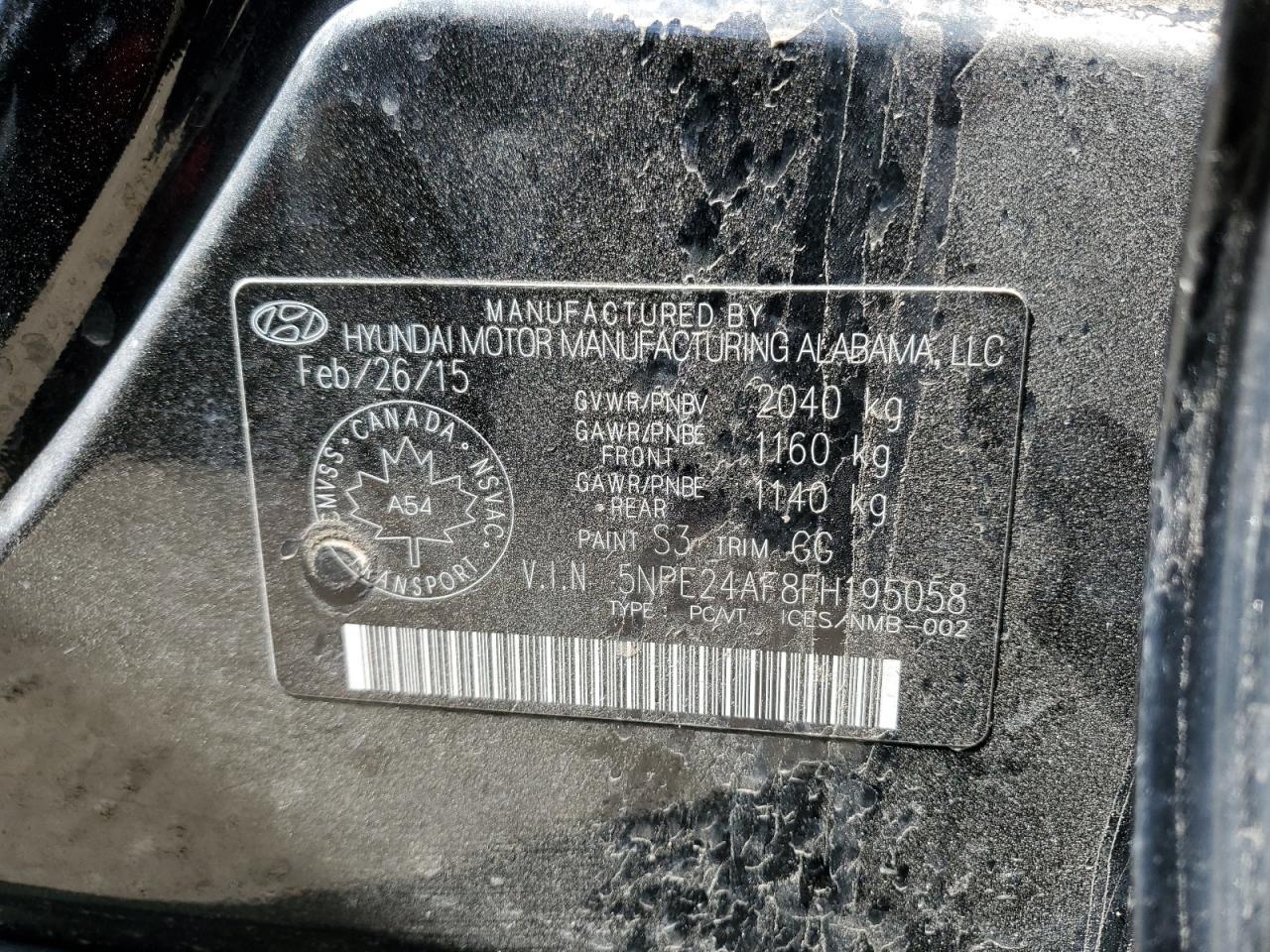 2015 Hyundai Sonata Se - zdjęcie 12