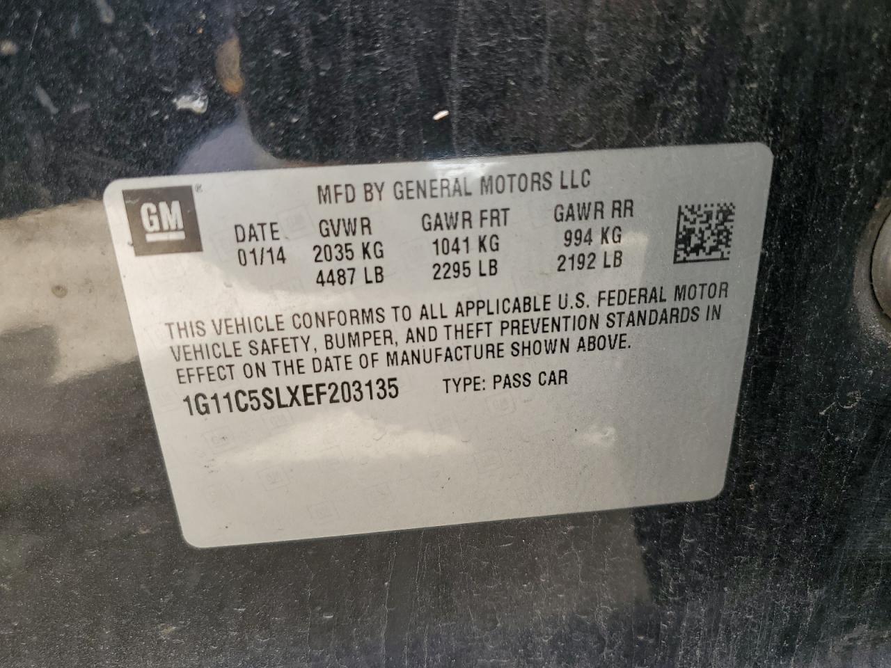 2014 Chevrolet Malibu 1Lt - zdjęcie 13