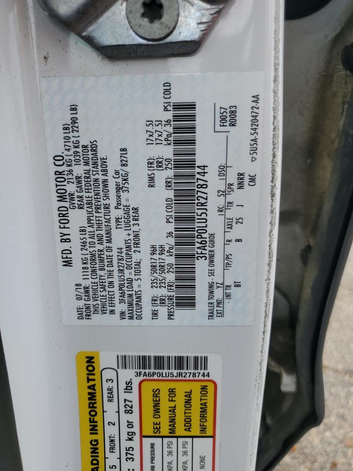 2018 Ford Fusion Se Hybrid - zdjęcie 12