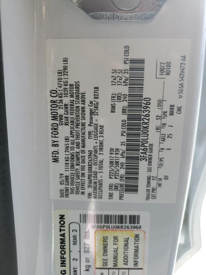 2019 Ford Fusion Se - zdjęcie 12