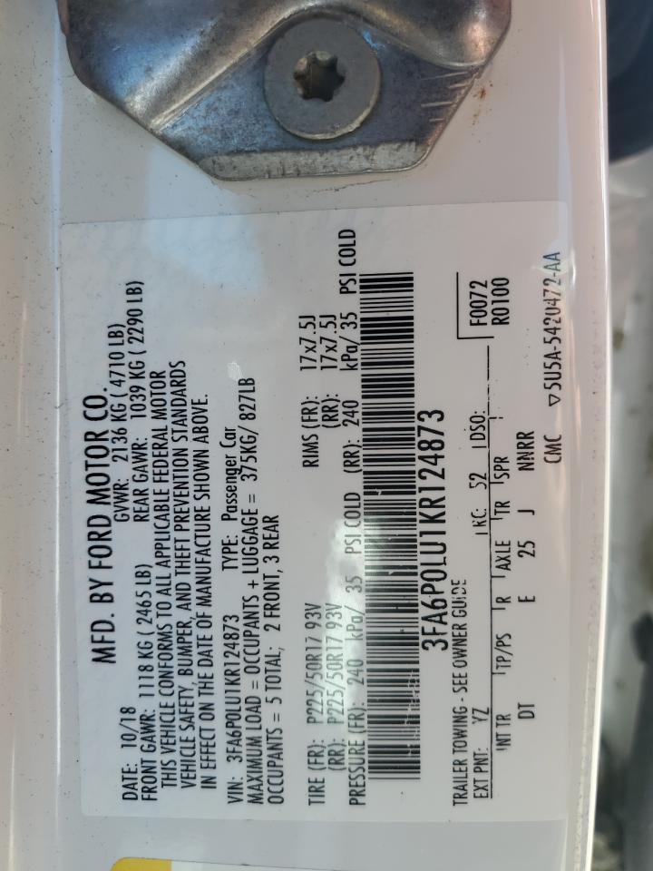 2019 Ford Fusion Se - zdjęcie 12