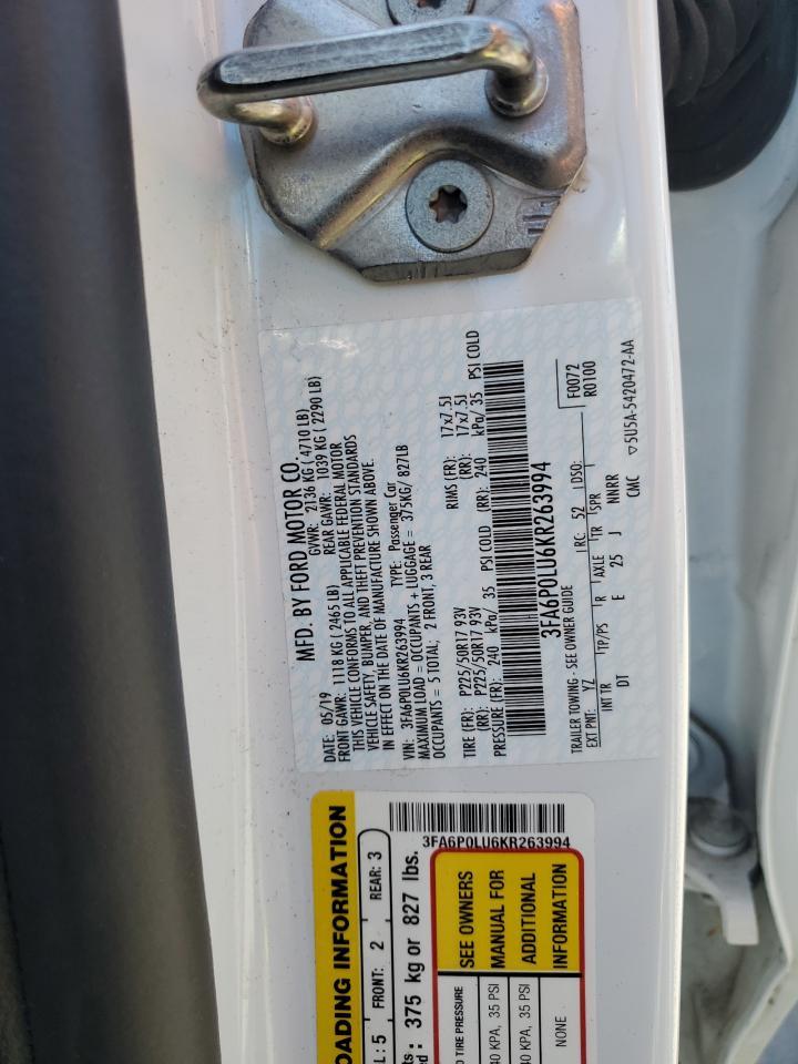 2019 Ford Fusion Se - zdjęcie 12