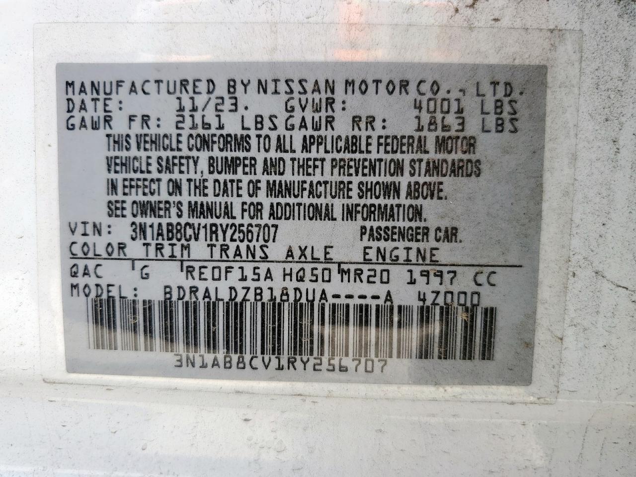 2024 Nissan Sentra Sv - zdjęcie 13