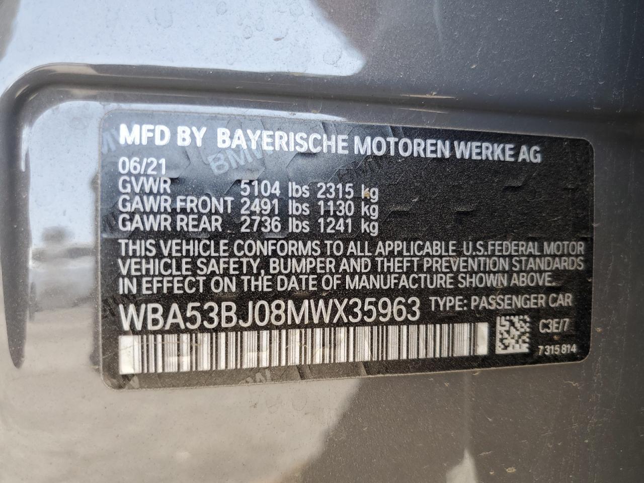 2021 BMW 540 I - zdjęcie 12
