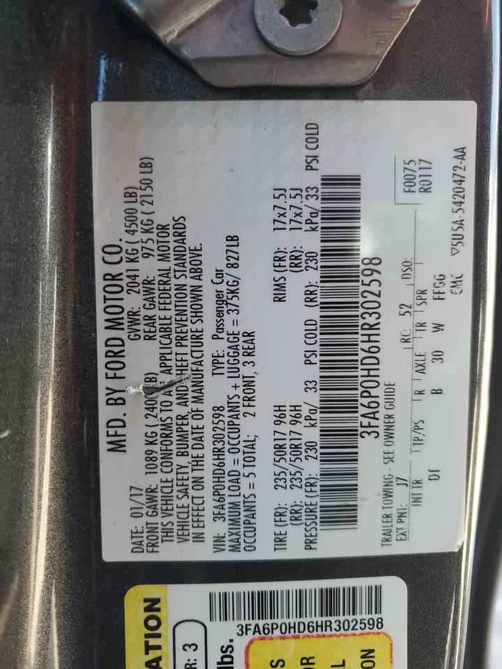 2017 Ford Fusion - zdjęcie 12