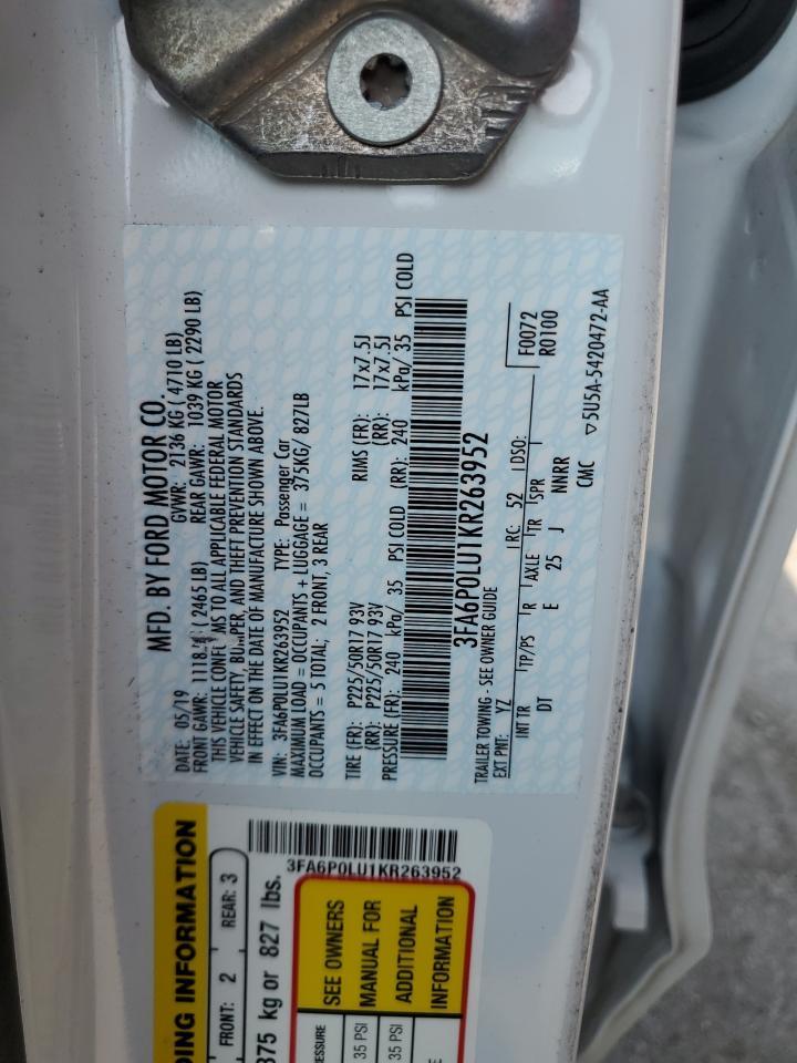 2019 Ford Fusion Se - zdjęcie 12