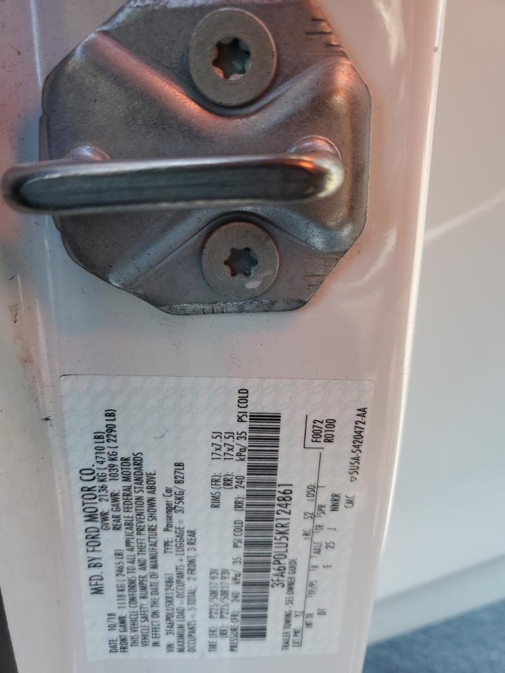 2019 Ford Fusion Se - zdjęcie 12