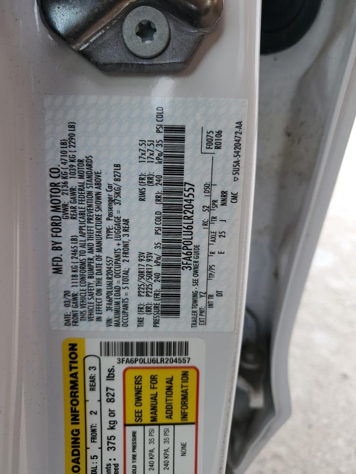 2020 Ford Fusion Se - zdjęcie 12