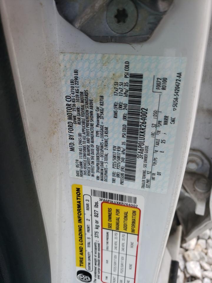 2019 Ford Fusion Se - zdjęcie 12