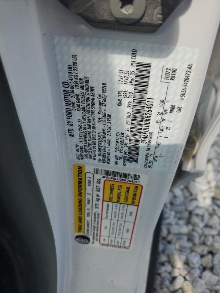 2019 Ford Fusion Se - zdjęcie 12