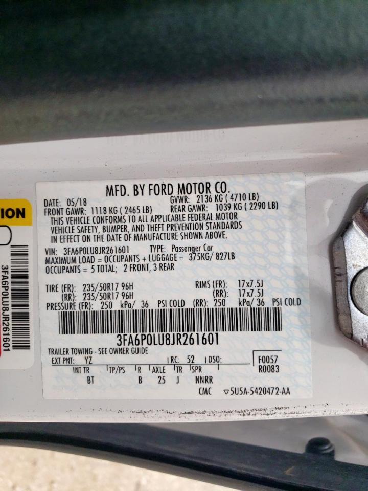 2018 Ford Fusion Se Hybrid - zdjęcie 12