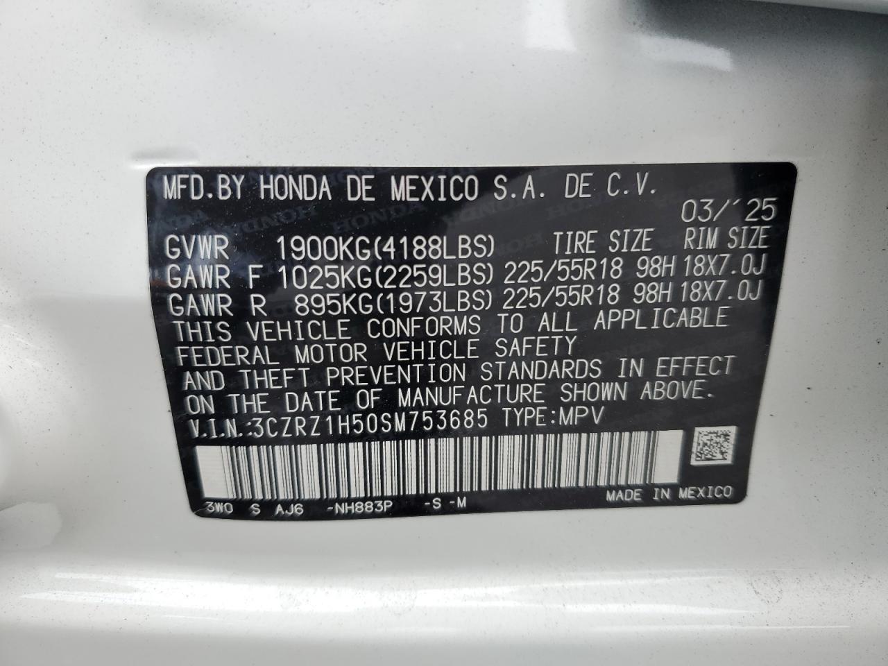 2025 Honda Hr-V Sport - zdjęcie 13