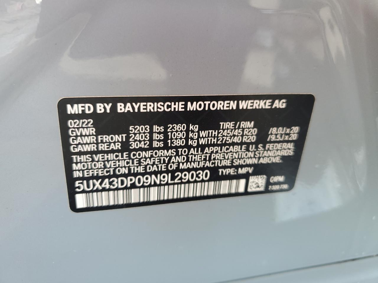 2022 BMW X3 - zdjęcie 13