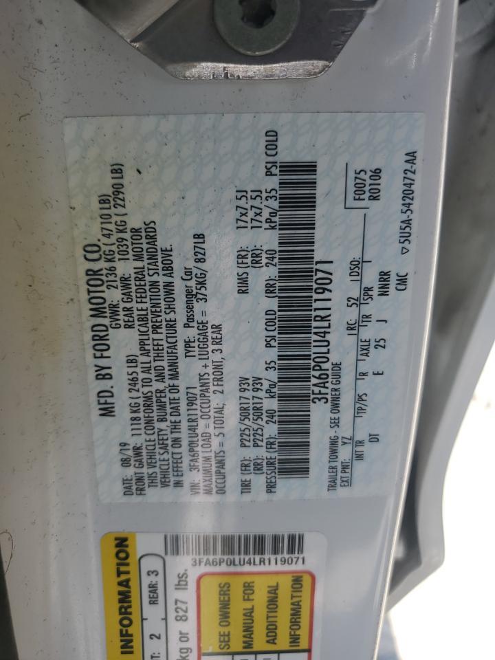 2020 Ford Fusion Se - zdjęcie 12