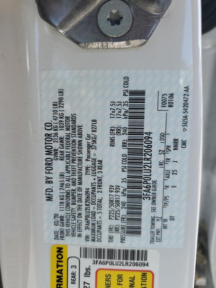 2020 Ford Fusion Se - zdjęcie 12