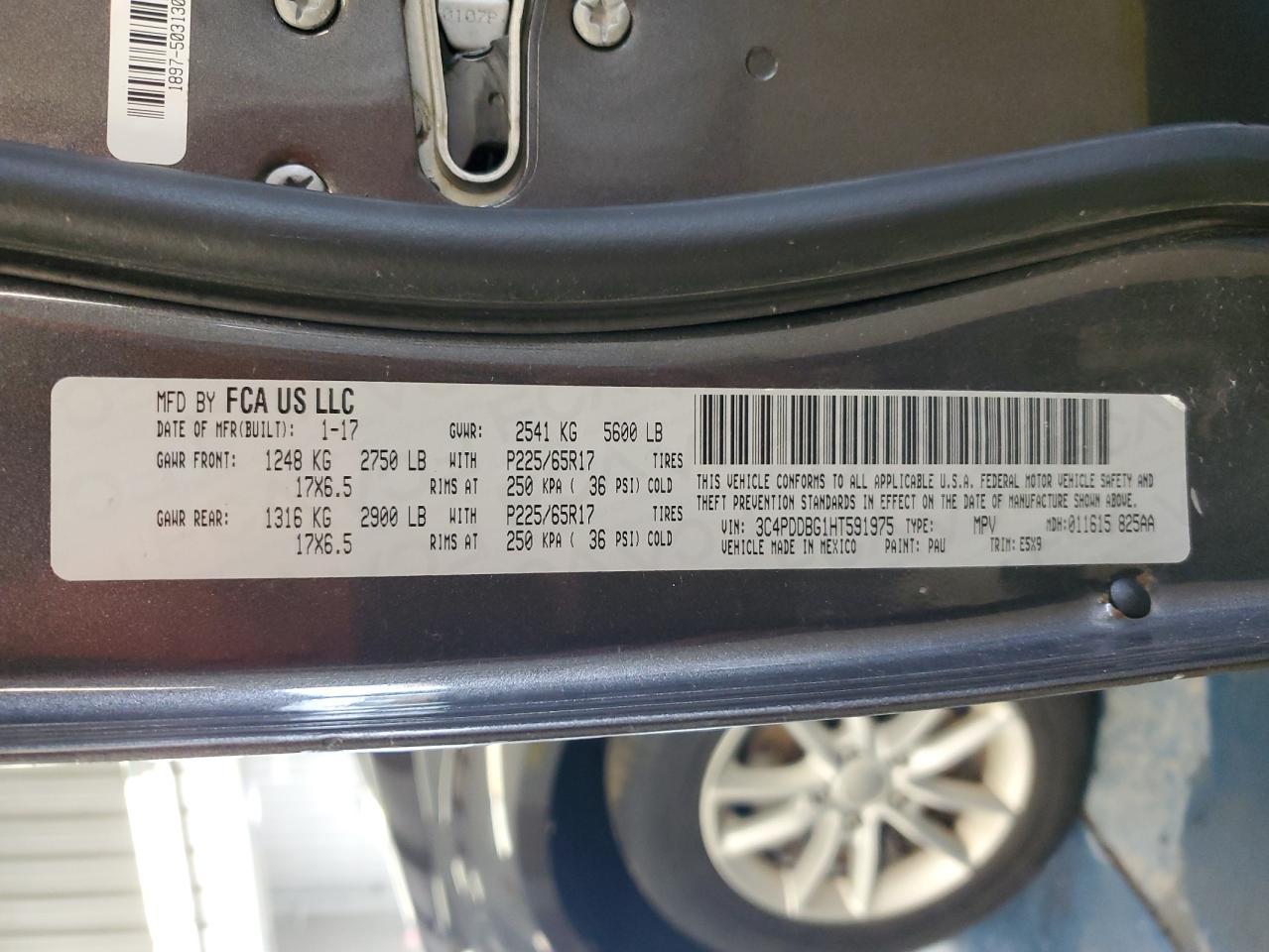 2017 Dodge Journey Sxt - zdjęcie 13