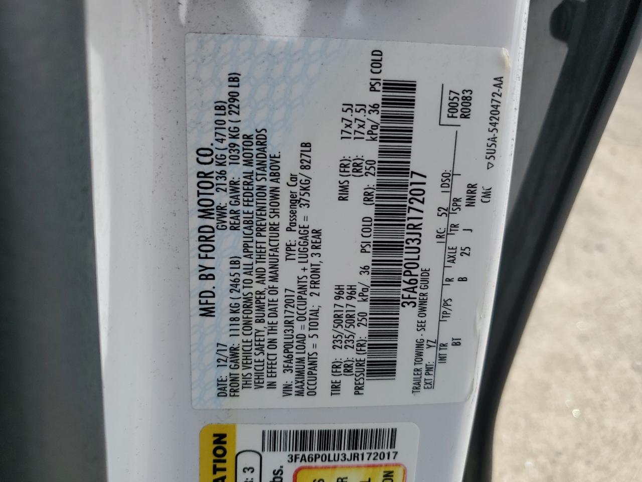 2018 Ford Fusion Se Hybrid - zdjęcie 12