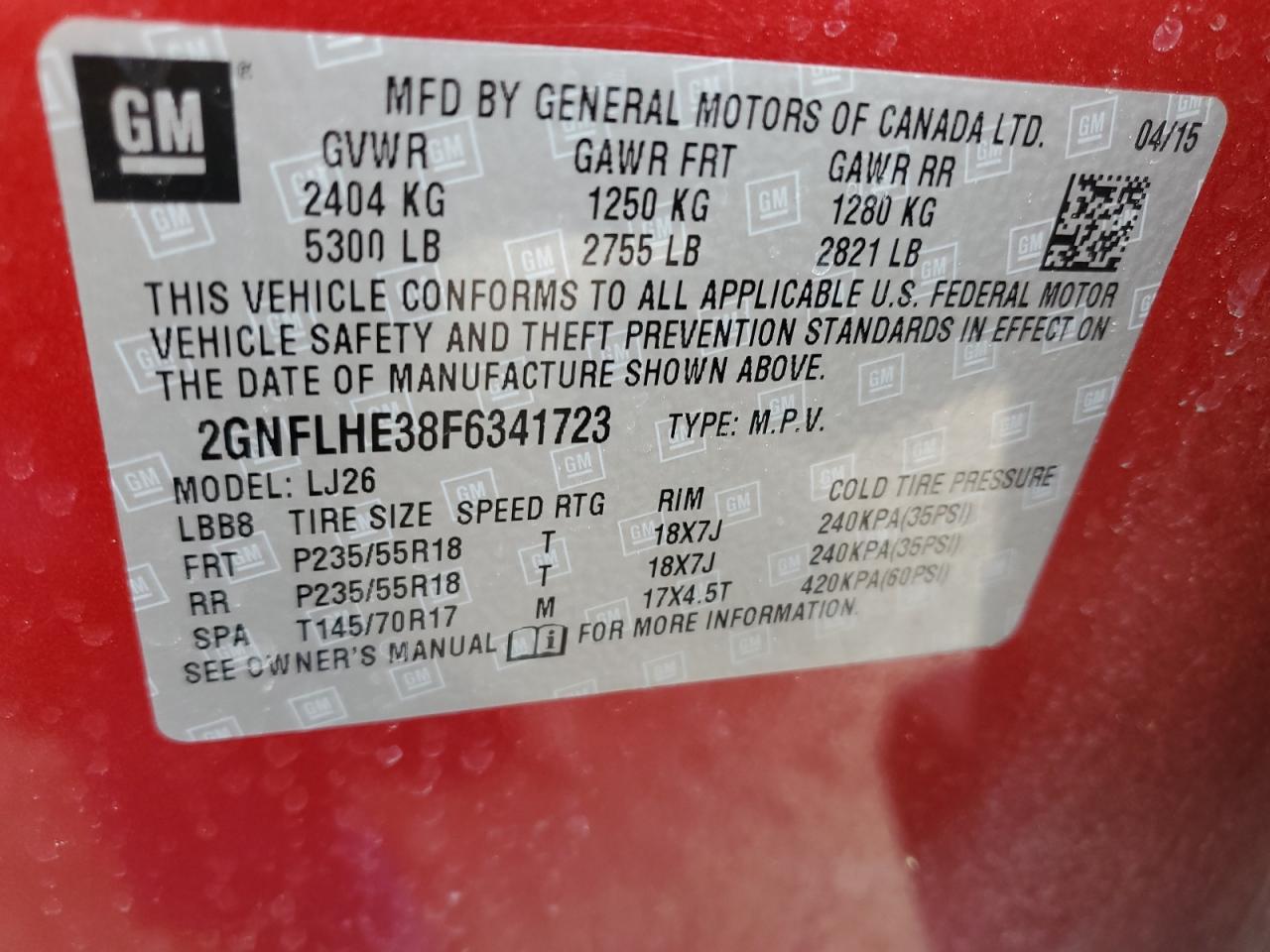 2015 Chevrolet Equinox Ltz - zdjęcie 13