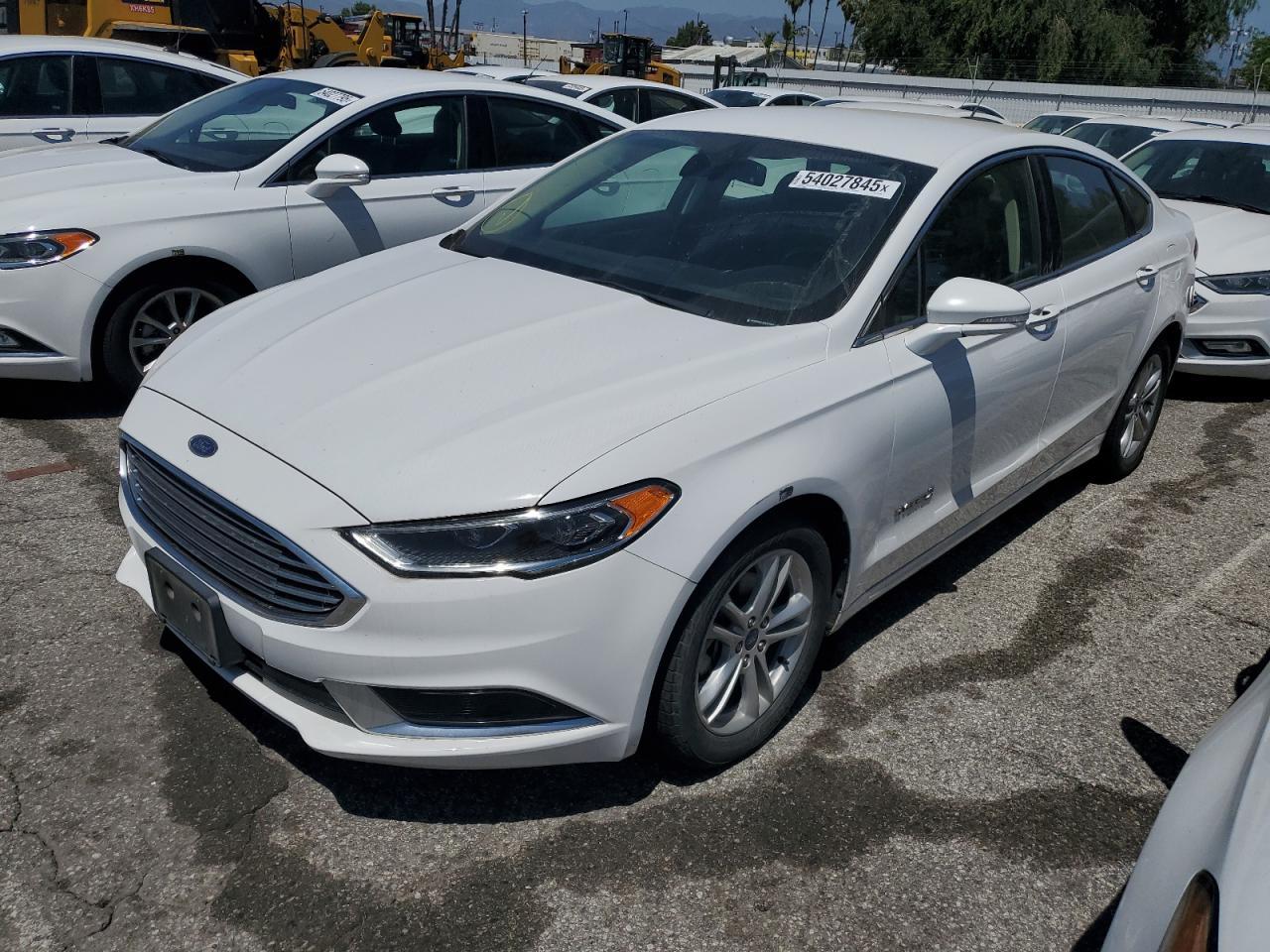 2018 Ford Fusion Se Hybrid - zdjęcie główne
